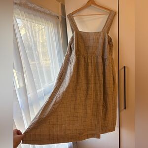 Linenfox Windowpane Summer Dress
